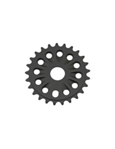 Alloy Chainring 6061-T6 1/2 X 1/8 25t Black.